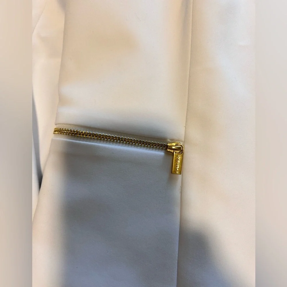 NWT Calvin Klein white Blazer with minor stains sz 14 - Picture 6 of 10